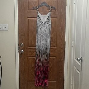 Ana Sleeveless Maxi Dress Size Large.